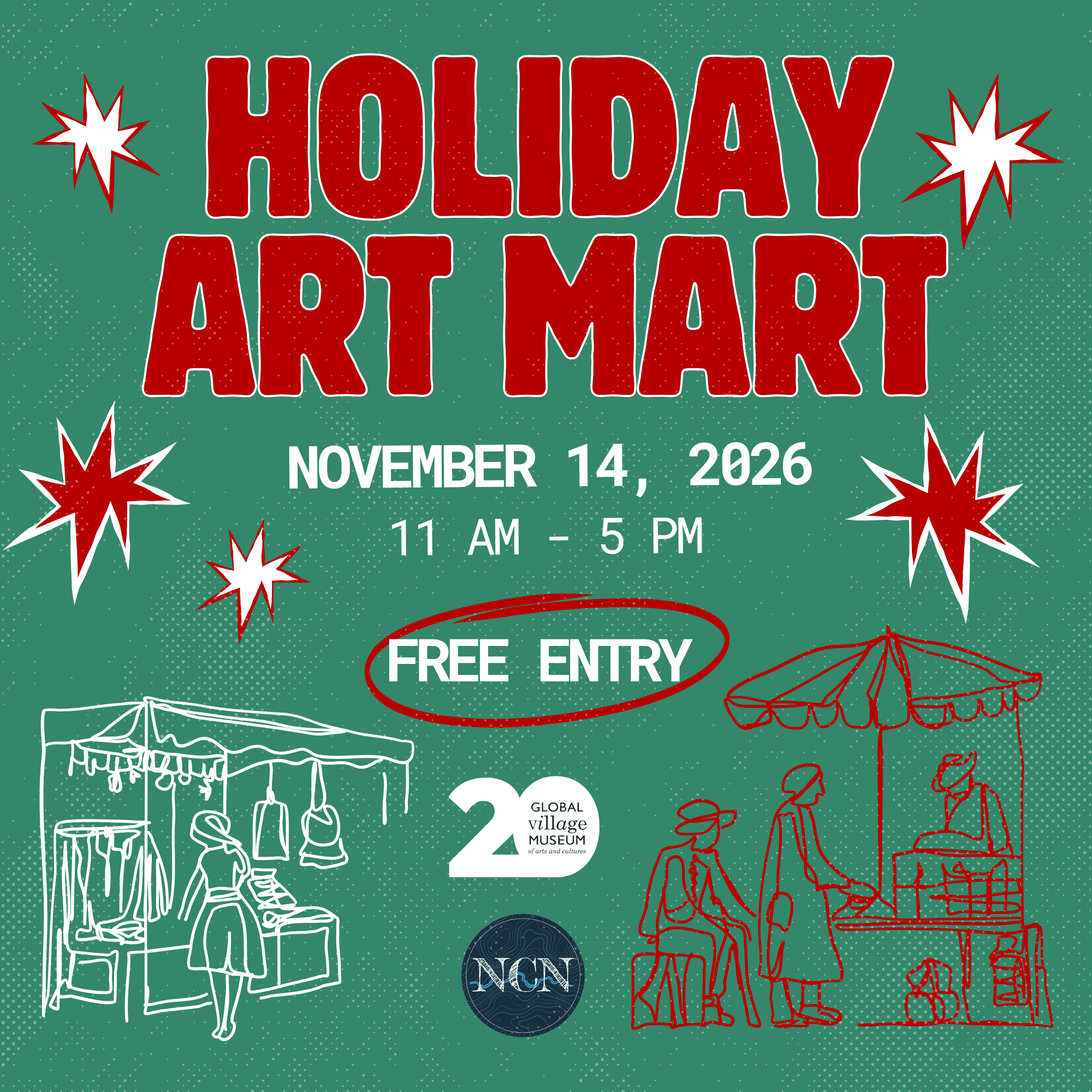 NOV 14 - Holiday Art Mart with NCN